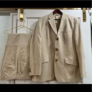 Banana Republic Egyptian Cotton/ Linen Suit 42R & 33/32